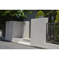 経年劣化した大谷石の門塀・外周塀を補修