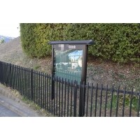 自治会の掲示板を設置させて頂きました。