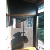 渡り廊下まで有効スペースに!ドア設置でお部屋広々