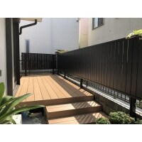 広々明るい!人工木デッキリフォーム