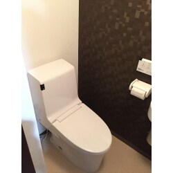 便器にフチがないので、溝に汚れがたまることもなく、お掃除も簡単です。便座もリフトアップできるので、隙間の汚れも楽に拭き取れて、気になるにおいもカット。便器の足元にも凹凸がないので、汚れがふき取りやすく、いつでも清潔に保てます。節水型のトイレなので一回で使う水量は少ないですが、勢いよく水が流れる設計なので、汚れも強力に洗い流してくれます。