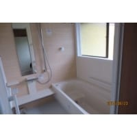 浴室リフォーム、ガスから電気へ+トイレ簡易水洗から下水道へ