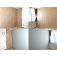 1つの部屋に間仕切りを追加して2つの子供部屋にしました