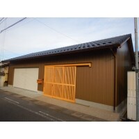 2階建てを減築して、平屋建ての車庫へ