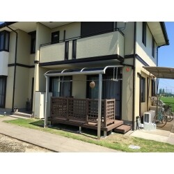 樹脂デッキを設置しました！！