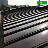 東海市 トタン屋根塗装 シリコン仕上げ