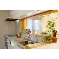 ミカゲ石の高級キッチン