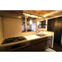 大人の雰囲気漂うお洒落なカフェ風キッチン