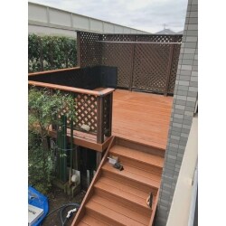 ウッドデッキ床板交換工事