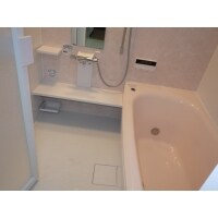 タイル張りの在来の浴室からユニットバス1616サイズに入替