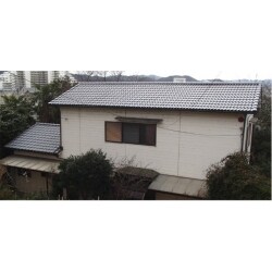 耐久性の高い軽量陶器瓦へ葺き替え