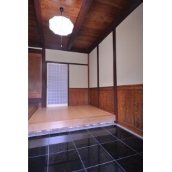 とても明るい玄関になりました