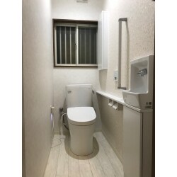 床組からのリフォームでバリアフリーなトイレに