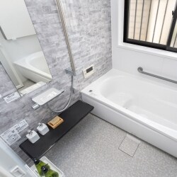 お風呂の残り湯を洗濯で使われるとのことだったのでTOTOのお湯取りシステムをご提案