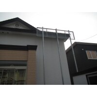 雪止めフェンス 埋め込みポール式