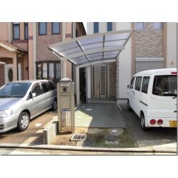 土間コンクリート工事・サイクルポート取付工事をしました