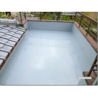 バルコニー防水工事(ウレタン塗膜防水)