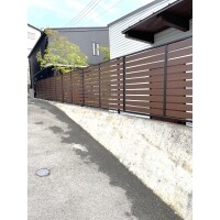 (和泉市)フェンスの新設工事