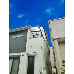 バルコニー屋根取付工事