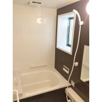 浴室を増設。最新のシステムバスで癒しの空間に。