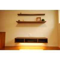 お洒落な壁面収納造作リフォーム