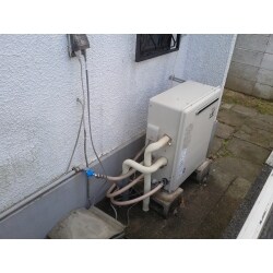 石油ボイラーから給湯器交換工事
