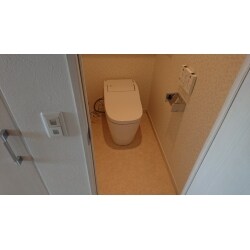 トイレのリフォーム工事を行いました。