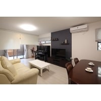 築30年フルリノベーション 2世帯&犬の生活【リビング】