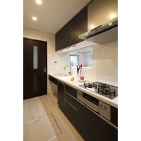 築30年フルリノベーション 2世帯&犬の生活【1階キッチン】