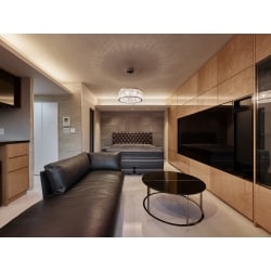 デザイン、造作家具、照明、設備等はお客様が度々宿泊される高級ホテルをイメージしました。