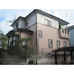 二色分けの外壁塗装（大阪狭山市）