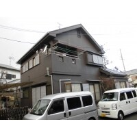 外壁が新築の色に戻った家(香芝市)