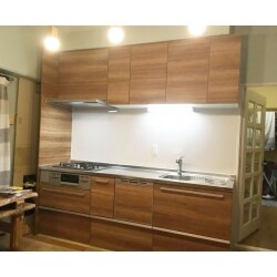 新宿区【キッチンのリフォーム】クリナップ ラクエラ工期2日61万