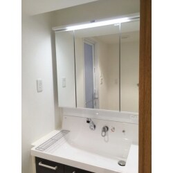川崎市【洗面のリフォーム】LIXILピアラが工期1日で25万円