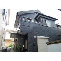 【外壁塗装】モノクロカラーでモダンな家に