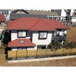 屋根重ね葺き工事