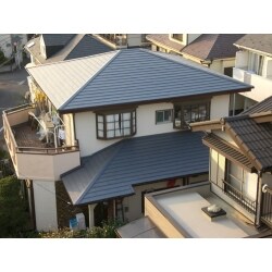 屋根重ね葺き工事