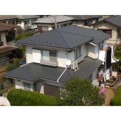 屋根重ね葺き工事