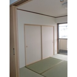和室をしっかり綺麗にして押入も使えるようにしました
