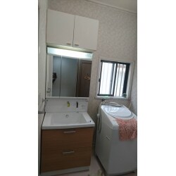洗面室改修工事