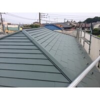 屋根の雨漏れをガルバリウム鋼板を使用することによりクリア！