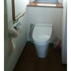 トイレ交換：パナソニック　アラウーノ　タンクレストイレ