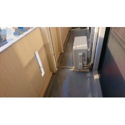 施工後です。繋ぎ目の無い滑らかな仕上がりです。