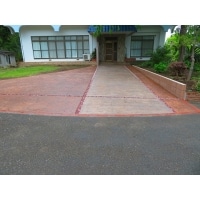 大和市 MATスタンプでお洒落な玄関アプローチ