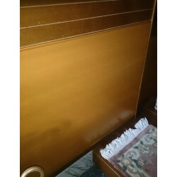 壁に傷つきにくい腰壁を作りました。