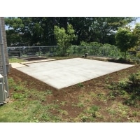 土間コンクリート打設