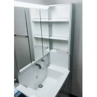 洗面台を交換し小物のごちゃごちゃを解消!