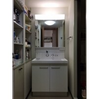 洗面化粧台交換リフォーム