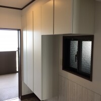 玄関に大きな収納スペースを!