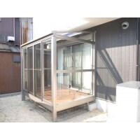 雨や花粉を気にせず洗濯物干し サンルームの設置